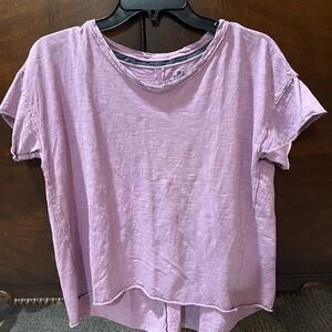 Anthro - Pilcro - short sleeve flowy crop tee - xs